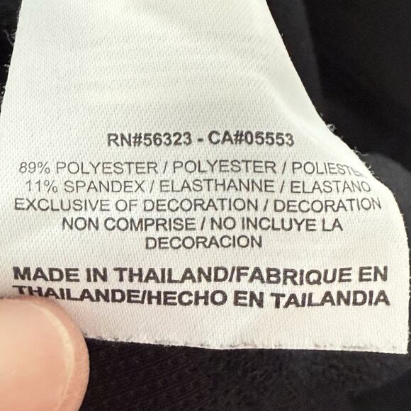 Nike Women’s Running Pants‎ Straight Zipper Leg Black Size S 28x30 - Picture 11 of 12